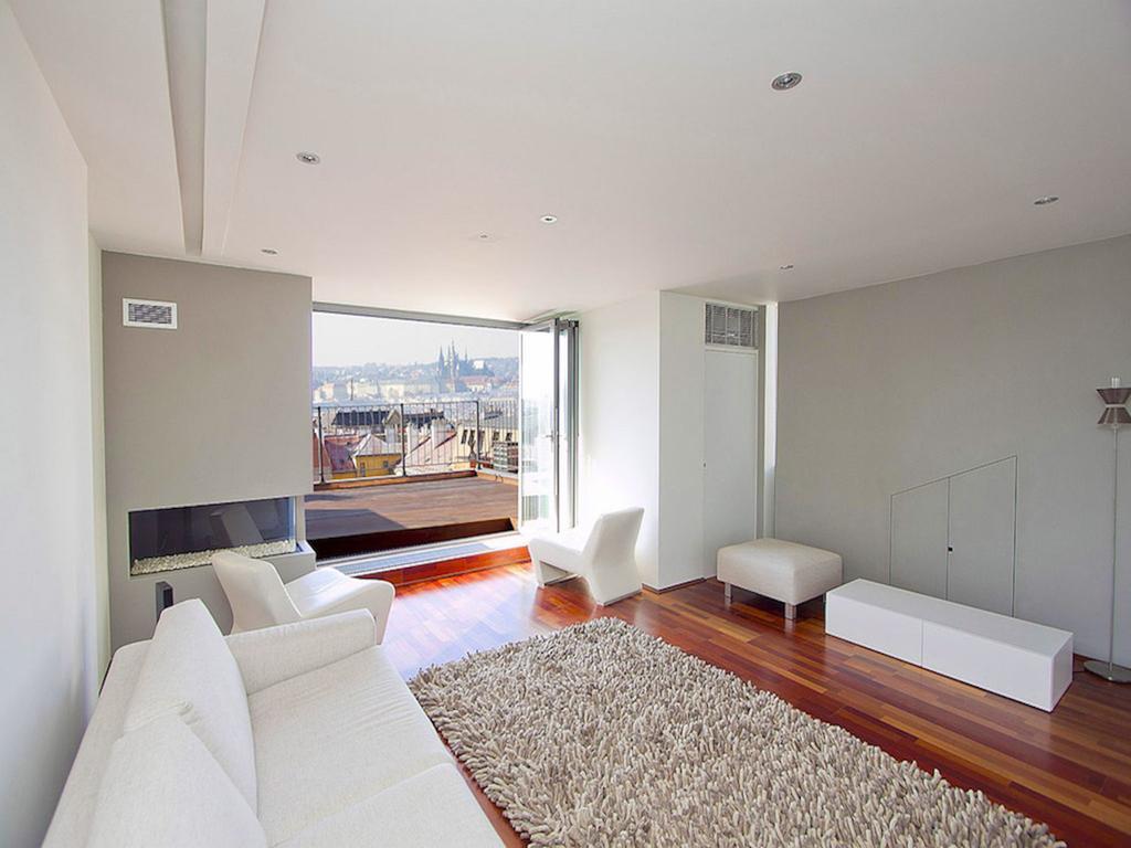 Luxury Penthouse Apartment Prag Rum bild