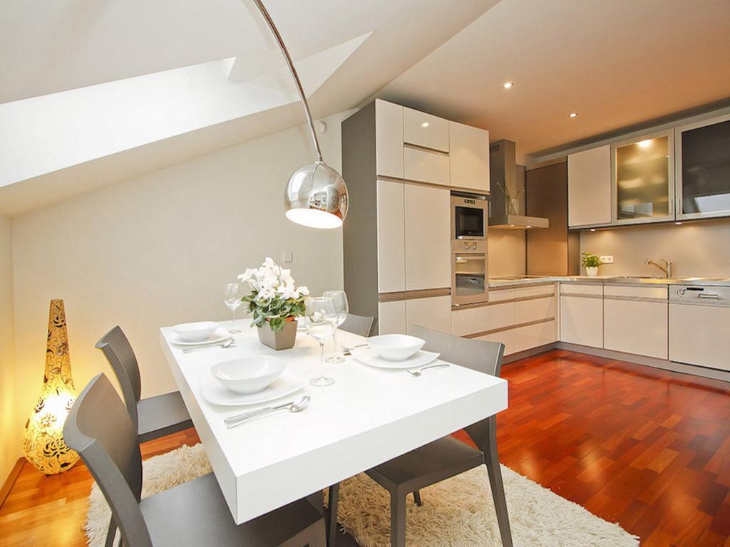 Luxury Penthouse Apartment Prag Rum bild