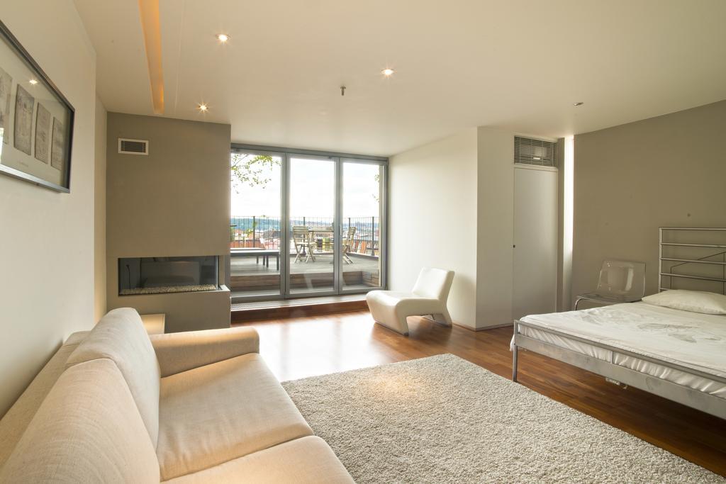 Luxury Penthouse Apartment Prag Exteriör bild